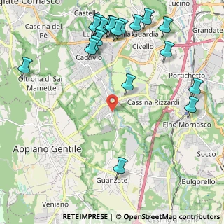 Mappa Via ai Prati, 22070 Bulgarograsso CO, Italia (2.734)