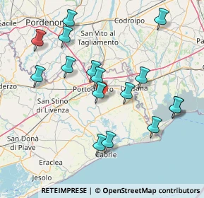 Mappa Via Gardissere, 30026 Portogruaro VE, Italia (15.93688)