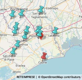 Mappa Via Gardissere, 30026 Portogruaro VE, Italia (15.61429)