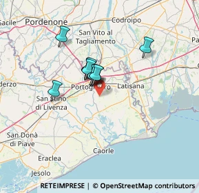 Mappa Via Gardissere, 30026 Portogruaro VE, Italia (8.63818)