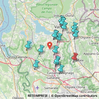 Mappa Via Bormida, 21020 Mornago VA, Italia (7.09222)