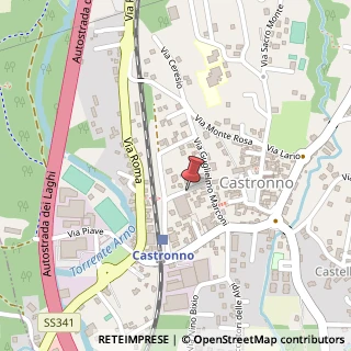Mappa Via Rimembranze, 3, 21040 Castronno, Varese (Lombardia)
