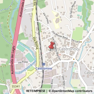 Mappa Via Rimembranze, 3/A, 21040 Castronno, Varese (Lombardia)