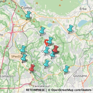 Mappa Villaggio Trieste, 22063 Cantù CO, Italia (3.688)