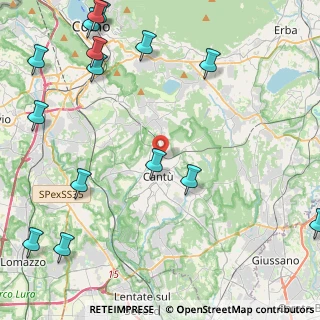 Mappa Villaggio Trieste, 22063 Cantù CO, Italia (6.26867)