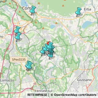 Mappa Villaggio Trieste, 22063 Cantù CO, Italia (3.685)