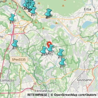 Mappa Villaggio Trieste, 22063 Cantù CO, Italia (6.239)