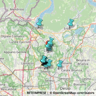 Mappa Villaggio Trieste, 22063 Cantù CO, Italia (5.76938)