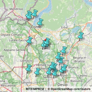 Mappa Villaggio Trieste, 22063 Cantù CO, Italia (8.952)