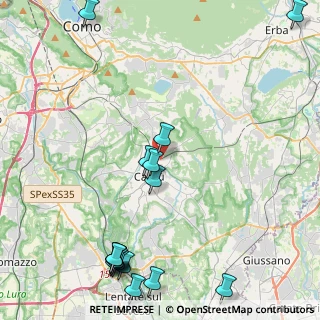 Mappa Via Sauro Nazario, 22063 Cantù CO, Italia (5.84875)