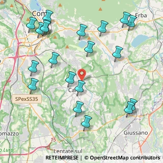 Mappa Via Sauro Nazario, 22063 Cantù CO, Italia (5.104)