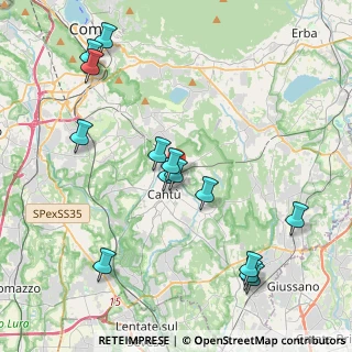 Mappa Via Sauro Nazario, 22063 Cantù CO, Italia (4.46929)