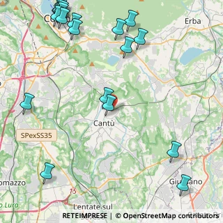 Mappa Via Sauro Nazario, 22063 Cantù CO, Italia (6.3825)