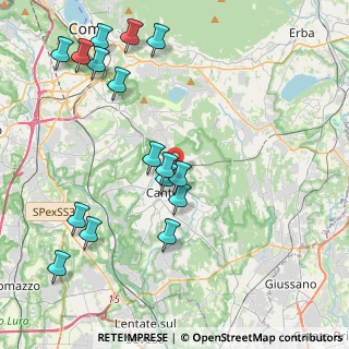 Mappa Via Sauro Nazario, 22063 Cantù CO, Italia (4.64688)