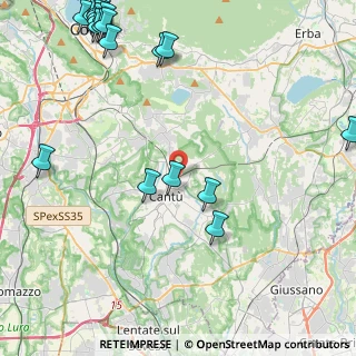 Mappa Via Sauro Nazario, 22063 Cantù CO, Italia (6.41)