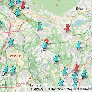 Mappa Via Sauro Nazario, 22063 Cantù CO, Italia (7.265)