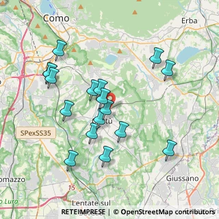 Mappa Via Sauro Nazario, 22063 Cantù CO, Italia (3.71529)