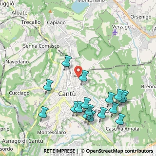 Mappa Via Sauro Nazario, 22063 Cantù CO, Italia (2.32941)