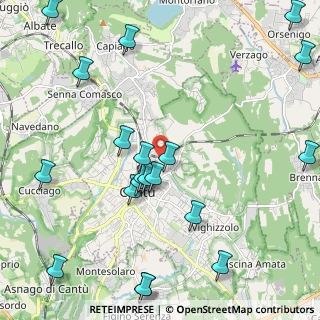 Mappa Via Sauro Nazario, 22063 Cantù CO, Italia (2.6375)