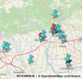 Mappa , 36063 Marostica VI, Italia (8.69375)