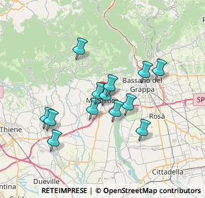 Mappa , 36063 Marostica VI, Italia (5.86385)