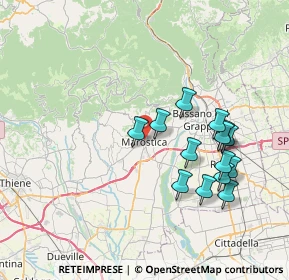 Mappa , 36063 Marostica VI, Italia (7.21071)