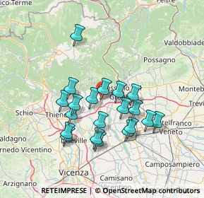 Mappa , 36063 Marostica VI, Italia (12.3625)