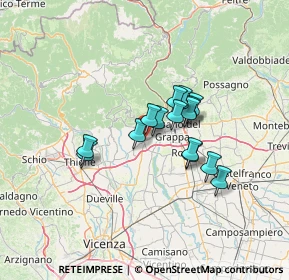 Mappa , 36063 Marostica VI, Italia (9.48867)