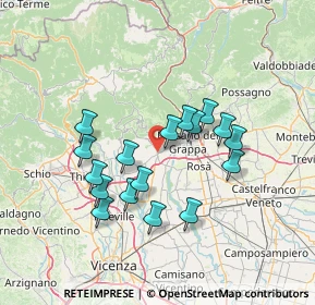 Mappa , 36063 Marostica VI, Italia (12.34471)