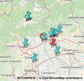 Mappa , 36063 Marostica VI, Italia (12.08667)