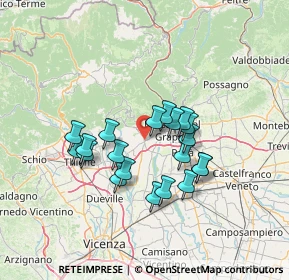Mappa , 36063 Marostica VI, Italia (11.2815)