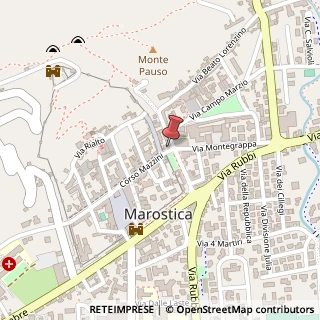 Mappa Via Prospero Alpino, 3, 36063 Marostica, Vicenza (Veneto)