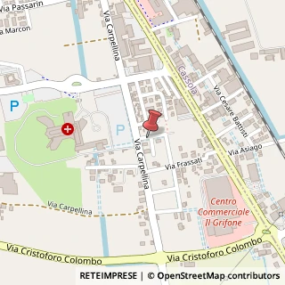 Mappa Via Carpellina, 8, 36061 Bassano del Grappa, Vicenza (Veneto)