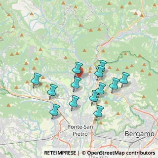 Mappa Via Porta, 24031 Almenno San Salvatore BG, Italia (3.36231)