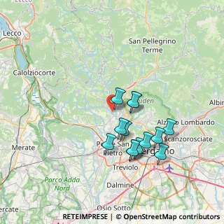 Mappa Via Porta, 24031 Almenno San Salvatore BG, Italia (6.37462)