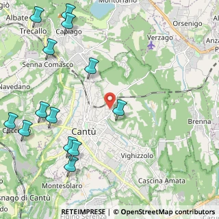 Mappa Via per Alzate, 22063 Cantù CO, Italia (2.89846)