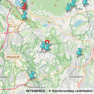 Mappa Via per Alzate, 22063 Cantù CO, Italia (6.42)
