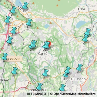 Mappa Via per Alzate, 22063 Cantù CO, Italia (6.0805)