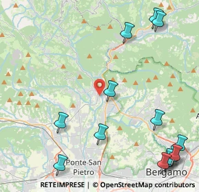 Mappa Via Arturo Toscanini, 24031 Almenno San Salvatore BG, Italia (6.085)