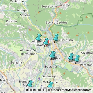 Mappa Via Arturo Toscanini, 24031 Almenno San Salvatore BG, Italia (2.04273)