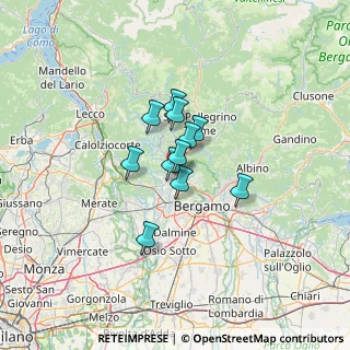 Mappa Via Arturo Toscanini, 24031 Almenno San Salvatore BG, Italia (7.74)