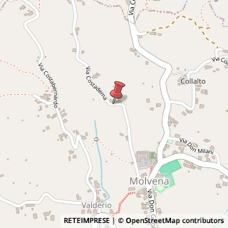 Mappa Via Costadema, 22, 36060 Molvena, Vicenza (Veneto)