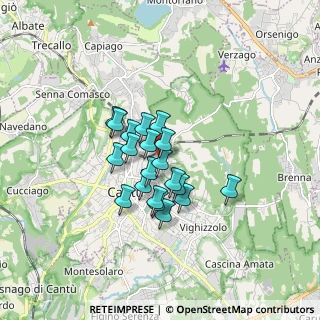 Mappa Via Omero, 22063 Cantù CO, Italia (1.156)