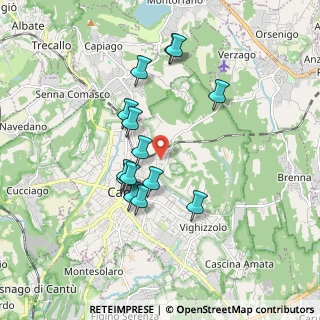 Mappa Via Omero, 22063 Cantù CO, Italia (1.58357)