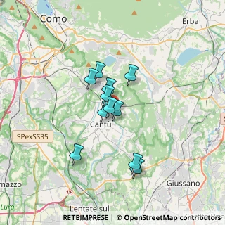 Mappa Via Omero, 22063 Cantù CO, Italia (2.47545)