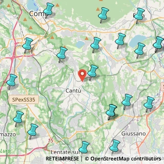 Mappa Via Omero, 22063 Cantù CO, Italia (6.3115)