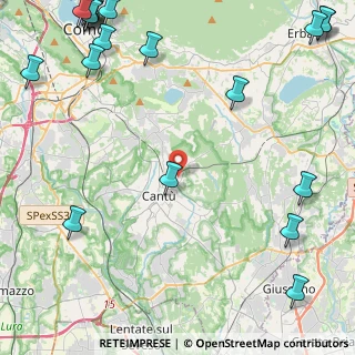 Mappa Via Omero, 22063 Cantù CO, Italia (7.252)
