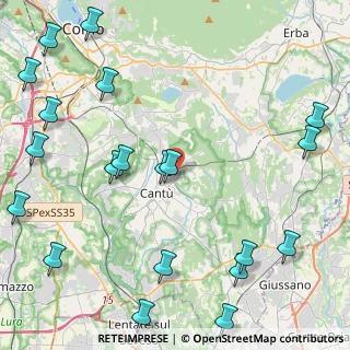 Mappa Via Omero, 22063 Cantù CO, Italia (6.0555)