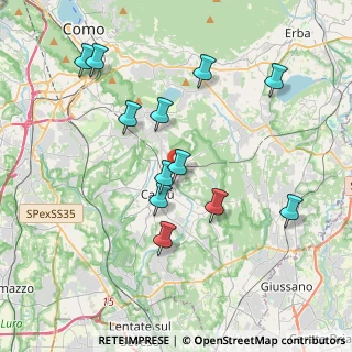 Mappa Via Omero, 22063 Cantù CO, Italia (3.77917)
