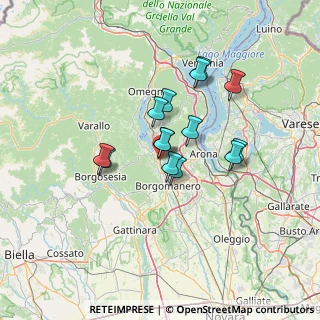 Mappa Vicolo Filzi, 28024 Gozzano NO, Italia (10.27357)